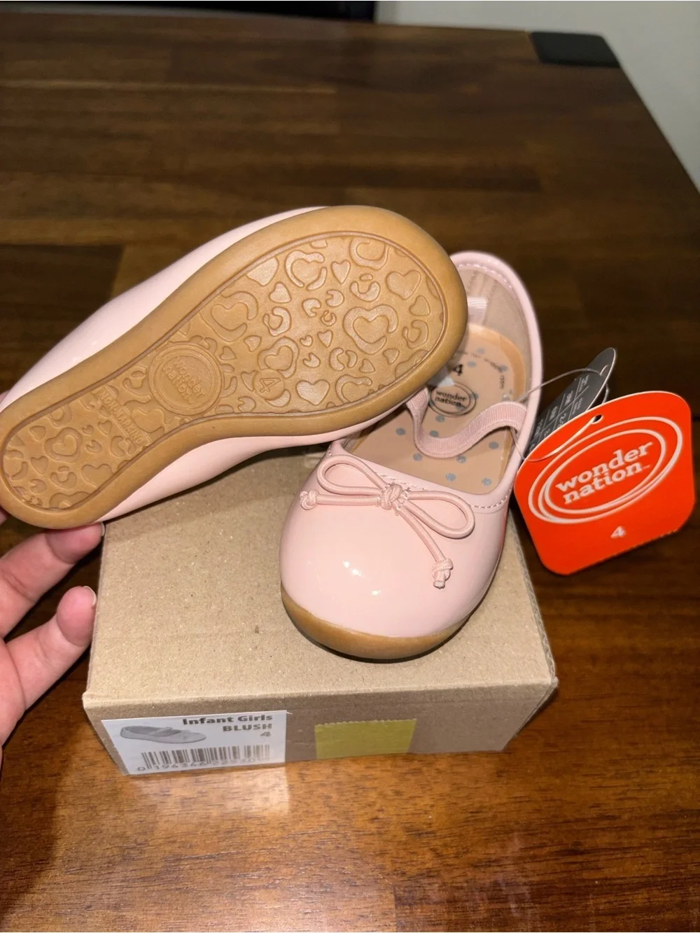 Infant Girls Blush Ballet Flats